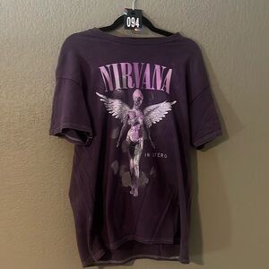 Nirvana Purple Graphic Tee